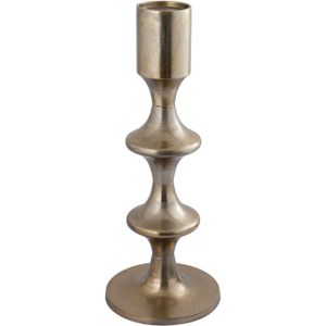 PTMD Taika Gold alu round candle holder tabs low