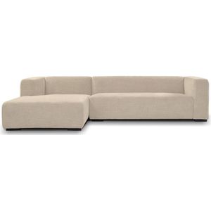 Tower living Glasgow 2,5-seater AR + Chaise Lounge L - Cream