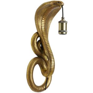 Light&living Wandlamp 18,5x18x52 cm SNAKE antiek brons