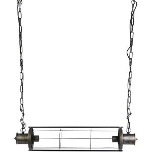PTMD Tunnel metal grey hanging lamp