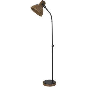 Light&living A - Vloerlamp 47x29x129 cm IMBERT hout bruin+mat zwart