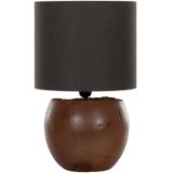 MUST Living Table lamp Apple,45xØ35 cm, linen dark shade