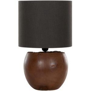 MUST Living Table lamp Apple,45xØ35 cm, linen dark shade