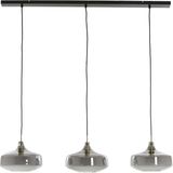 Light & Living Hanglamp Solna - 3-Lamps - Smoke/Antiek Brons