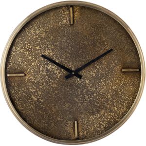 PTMD Taylor Brass iron round clock with print S