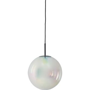 Light&living Hanglamp Ø30 cm MEDINA glas rainbow+zwart