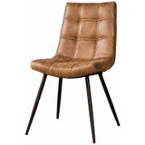 SIDD Navarra sidechair - fabric T-cognac