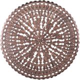 PTMD Xavery Copper Round Iron Wall Panel Carved Look S