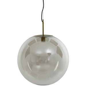 Light&living Hanglamp Ø48 cm MEDINA antiek brons+glas helder