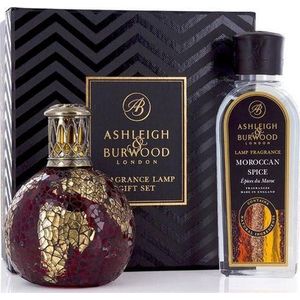 Ashleigh and Burwood gift set Dragon´s Eye + Moroccan Spice Geurlamp S paars