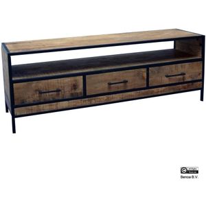 Benoa Knoxville GB 3 Drawer TV Cabinet 150 cm