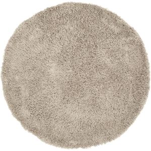 MUST Living Carpet Celeste round medium,Ø200 cm, taupe, 100% polyester