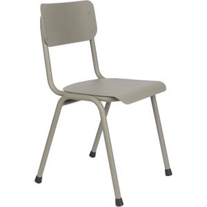 ZUIVER CHAIR BACK TO SCHOOL OUTDOOR MOSS GREY