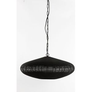 Light&living Hanglamp Ø60x23 cm BAHOTO mat zwart