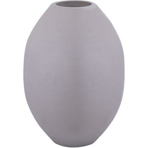 PTMD Nereus Cream Casted Alu Round Pot Clay Texture S