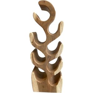 AnLi Style Wijnrek Suar hout 8 flessen - 70cm