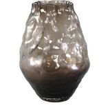 PTMD Narin Brown Irregular Shaped Glass Vase L