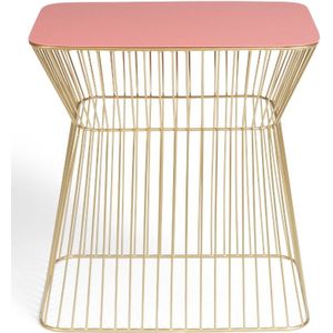 BOLD MONKEY NO OFFENCE SIDE TABLE OLD PINK
