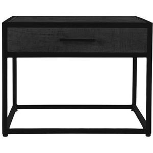 Benoa Jax 1 Drawer Coffee Table Black 60 cm