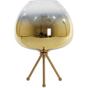 Light&living A - Tafellamp Ø30x43 cm MAYSON glas goud-helder+goud