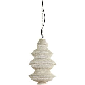 Light&living Hanglamp Ø31x55 cm NAKISHA licht grijs