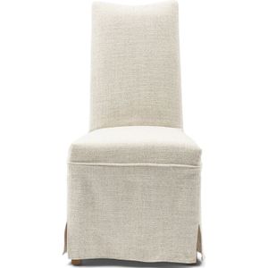 Riviera Maison Monti Dining Chair with Loose Cover, rich tweed, antique white