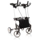 TOPRO Troja Walker2 Onderarm Rollator –  Lichtgewicht, Stabiel en Comfortabel - Zilver Small