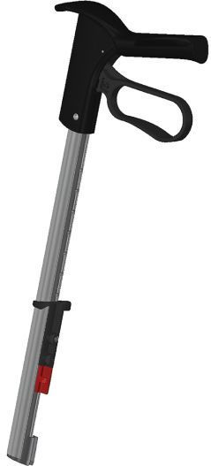 TOPRO Duwstang compleet met handvat rechts voor Olympos ATR, Medium