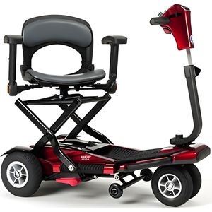 Vermeiren Sedna Premium Scootmobiel – Compact en Opvouwbaar - Rood 6 km/u