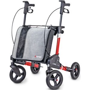 Topro - Odysse - Dubbel Opvouwbare Rollator - Rood