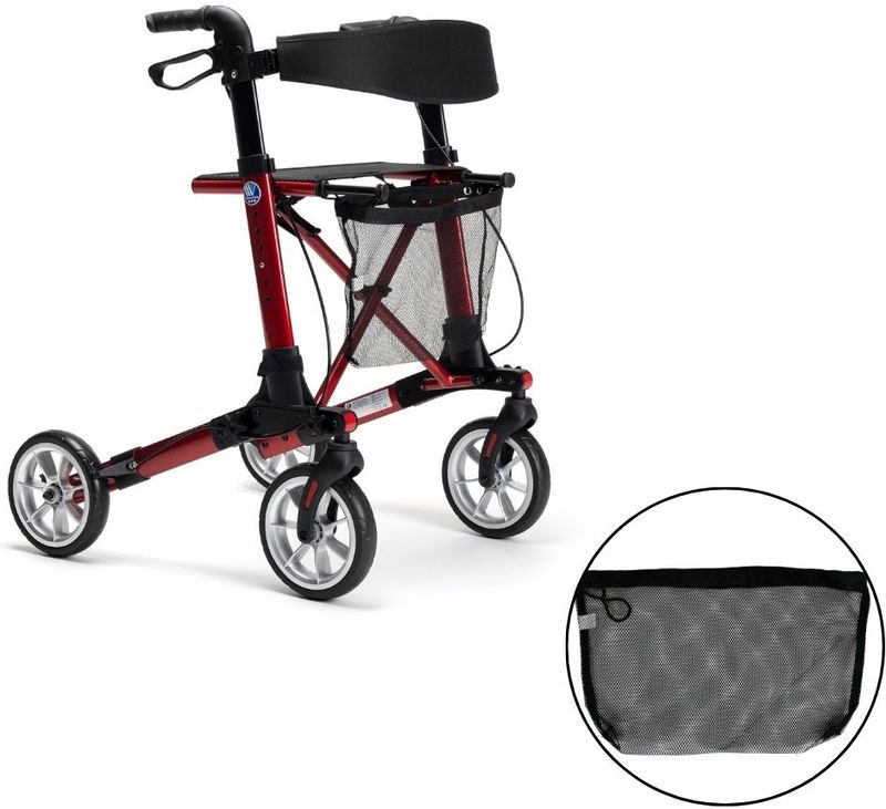 Vermeiren Quadri-Light rollator - Tasje zwart