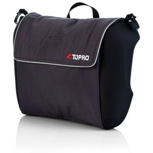 Donkergrijze boodschappentas met 10 kg capaciteit voor TOPRO Pegasus rollator