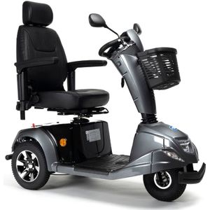 Vermeiren Carpo 3D Scootmobiel – Luxe en Wendbaarheid 3-Wiel Design - Antraciet 15 km/u