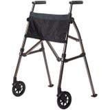 Looprek met 2 wielen antraciet