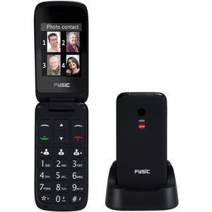 Senioren Telefoon Fysic FM-9760ZT klap telefoon