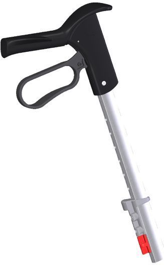 TOPRO Duwstang Compleet met Handvat Links voor Troja 5G - Small 25 mm