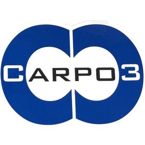 Sticker Logo Vermeiren Carpo 3 achterkap origineel