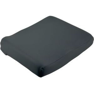 MultiMotion Dubbellaags Rolstoelkussen 45x40x7 cm &ndash; Memory Foam &ndash; Zwart &ndash; Anti-slip Hoes
