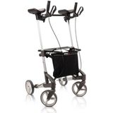 TOPRO Troja Walker2 Onderarm Rollator – Lichtgewicht, Stabiel en Comfortabel - Zilver Medium