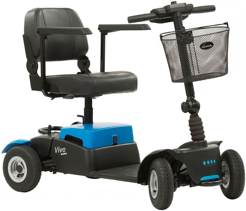 Opvouwbare scootmobiel Vivo kleur blauw