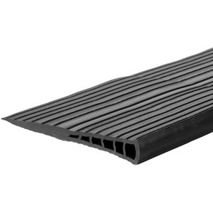 Rubberen drempelhulp 2 cm - 20 mm - Antislip - Oprijplaat Drempelhelling Drempelplaat Oprijhelling - 100 cm breed