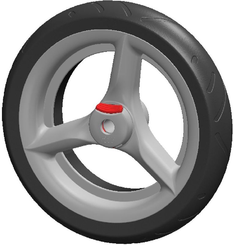 Topro Troja 5G Soft achterwiel met remtandwiel