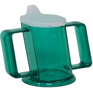 Almepro Drinkbeker Handycup met Deksel - Groen (Inhoud: 1 stuk)