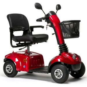 Vermeiren Eris compacte scootmobiel rood