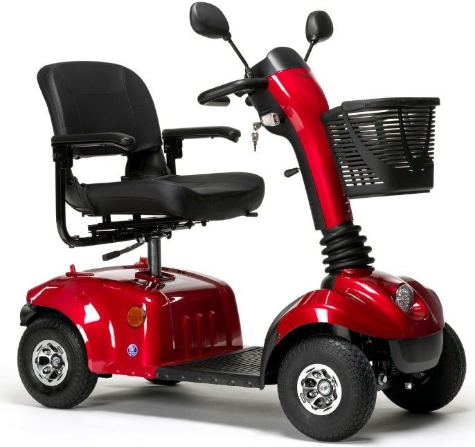 Vermeiren Eris compacte scootmobiel rood