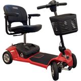 Pride Apex Alumalite Rood lichtgewicht demontabele scootmobiel