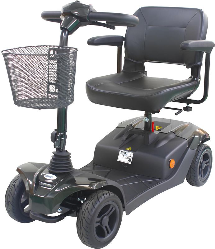 Scootmobiel opvouwbaar Drive ST3D Crow met vering antraciet