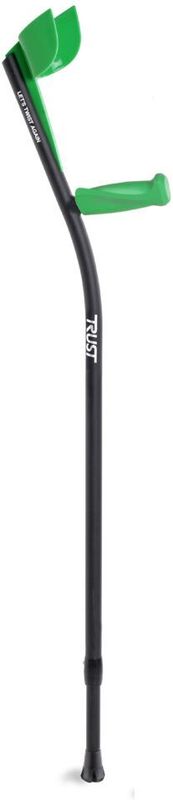 Loopkruk Lets Twist Again Zwart groen links