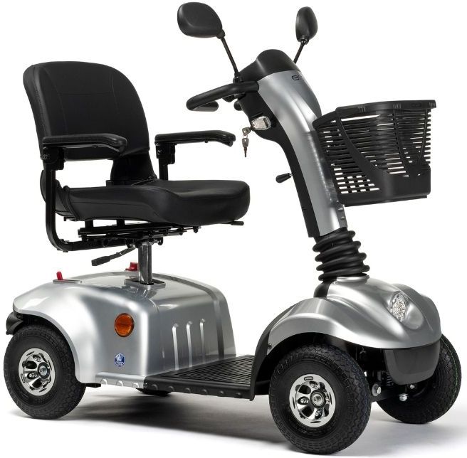 Vermeiren Eris compacte scootmobiel zilver