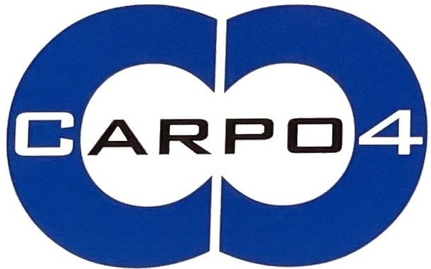 Sticker Logo Vermeiren Carpo 4 achterkap origineel